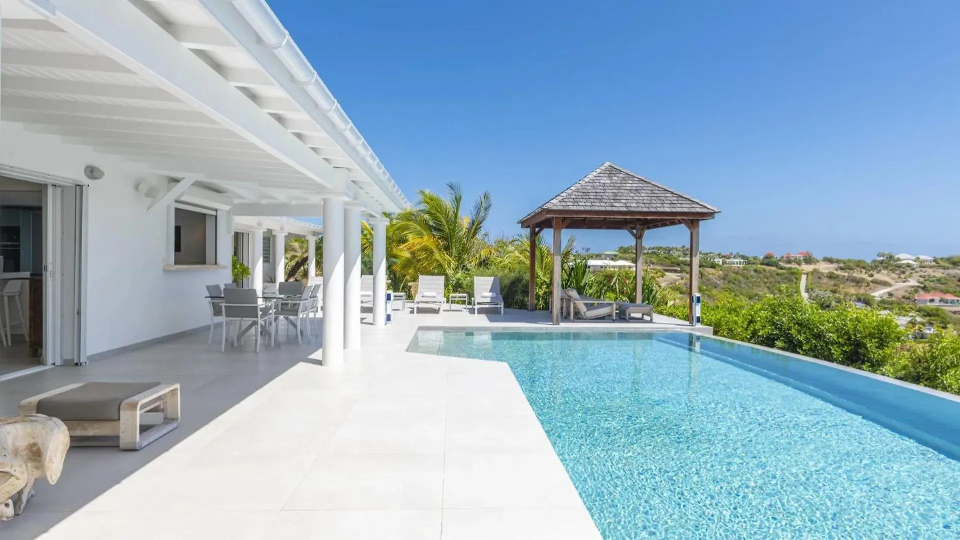 Villa With Wonderful Show Of The Infinite Ocean Marigot