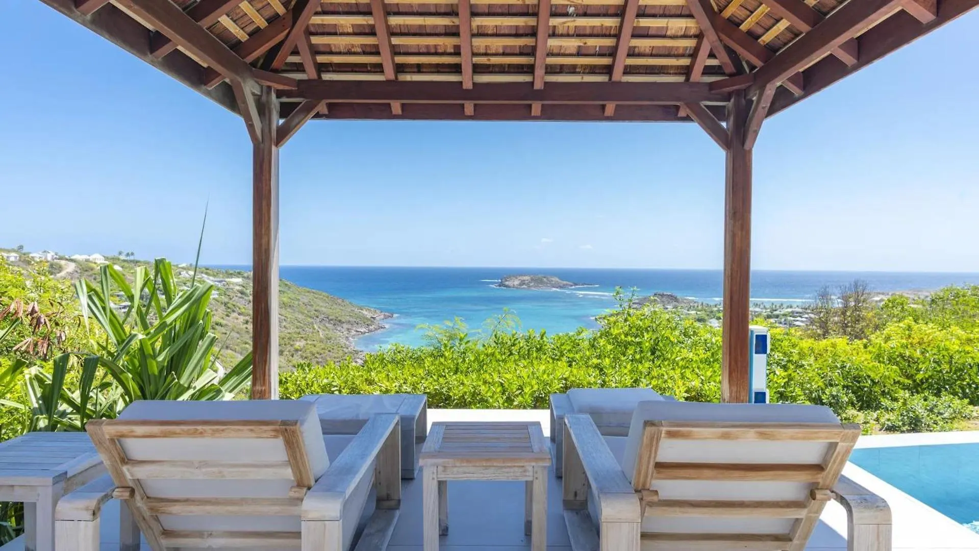 Villa With Wonderful Show Of The Infinite Ocean Marigot