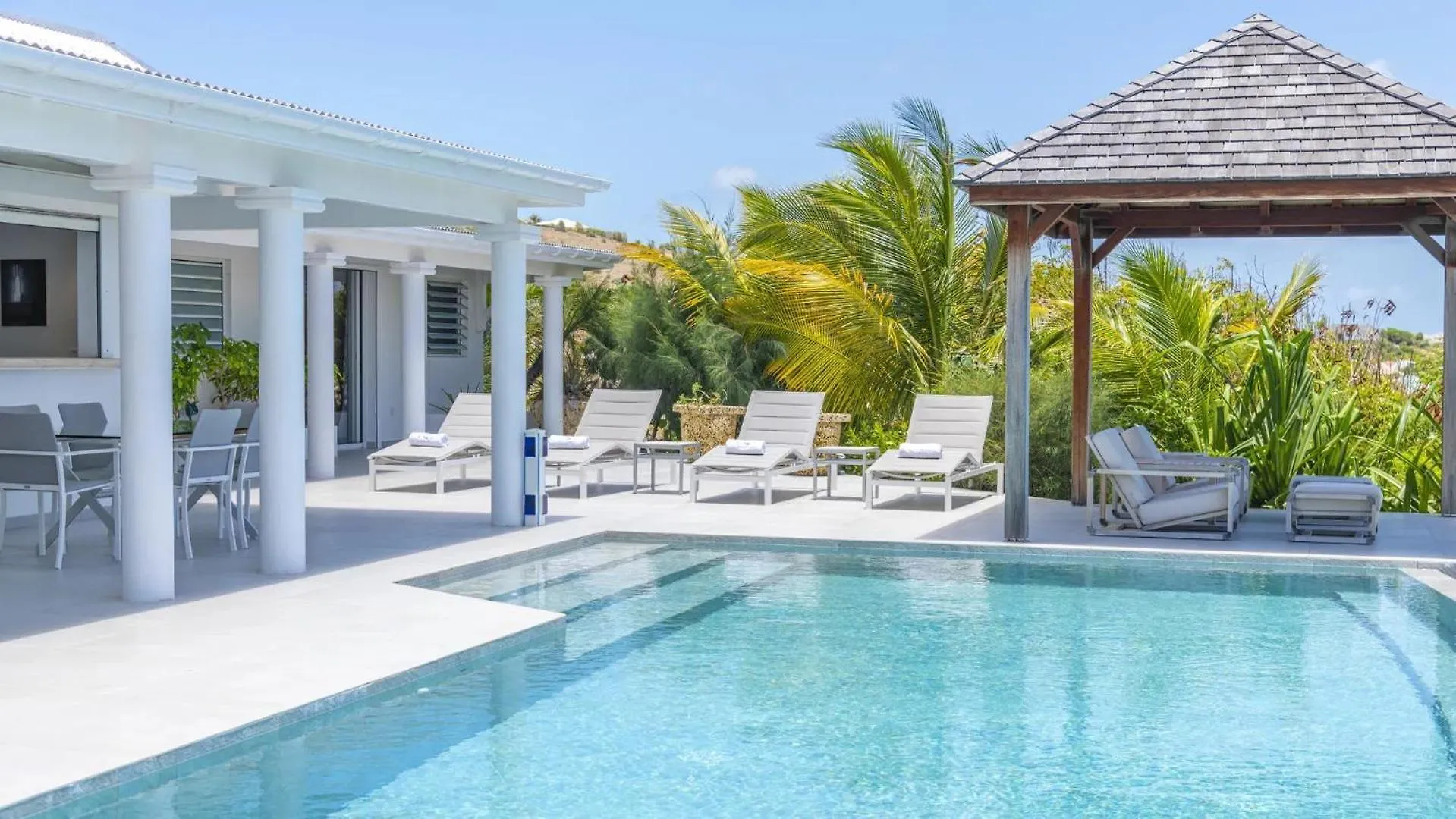 Villa With Wonderful Show Of The Infinite Ocean Marigot