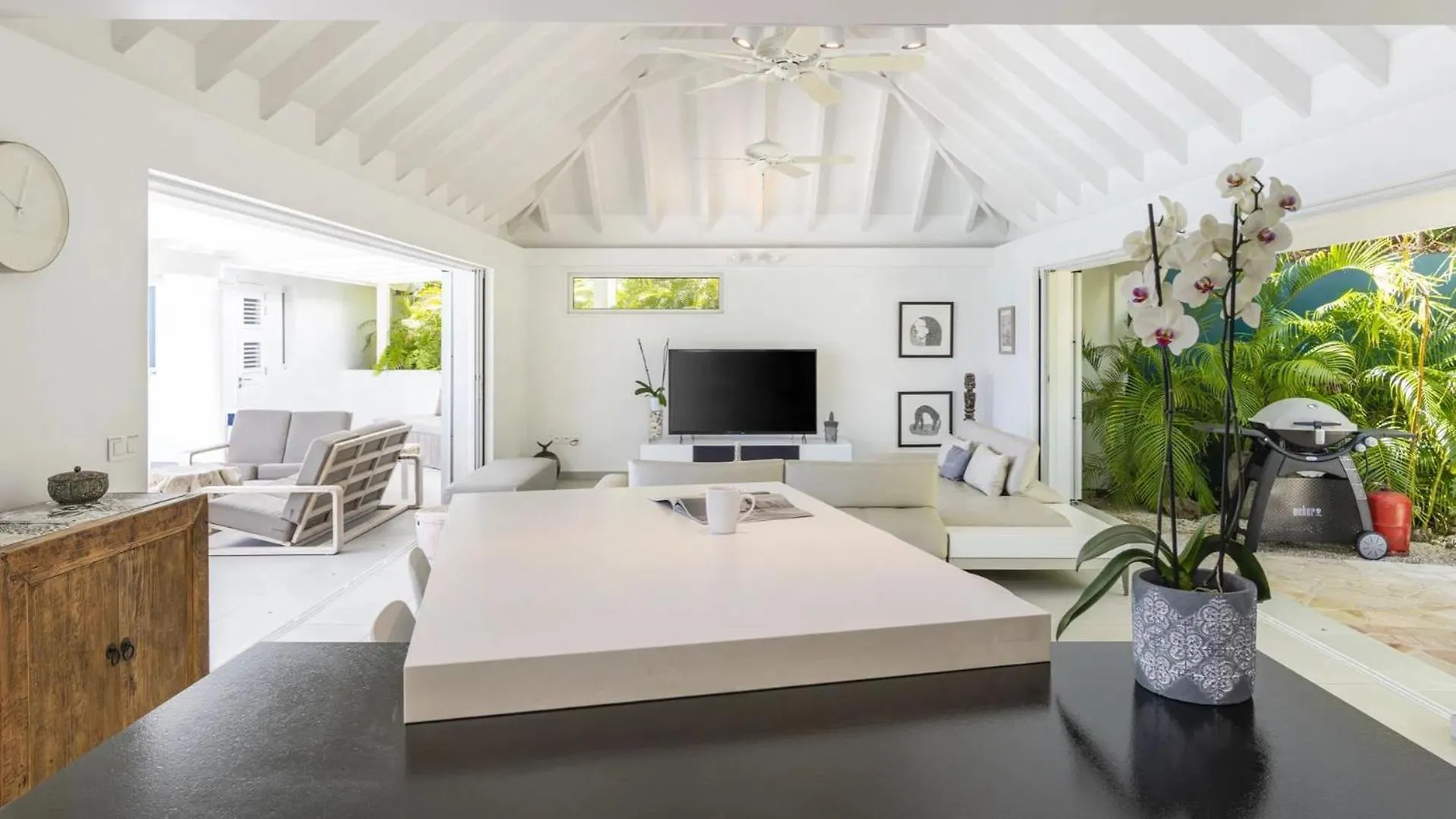 Villa With Wonderful Show Of The Infinite Ocean Marigot